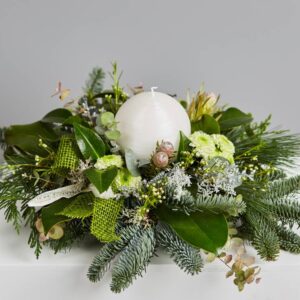 Centro Navidad Blanco